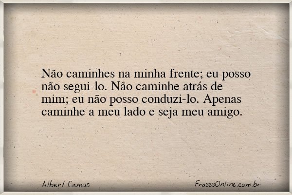 Frase de Albert Camus