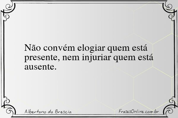 Frase de Albertano da Brescia