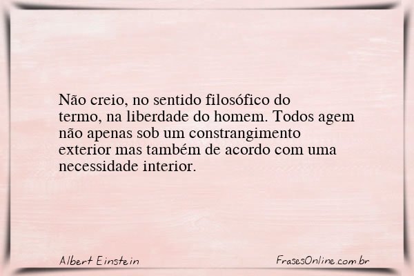 Frase de Albert Einstein