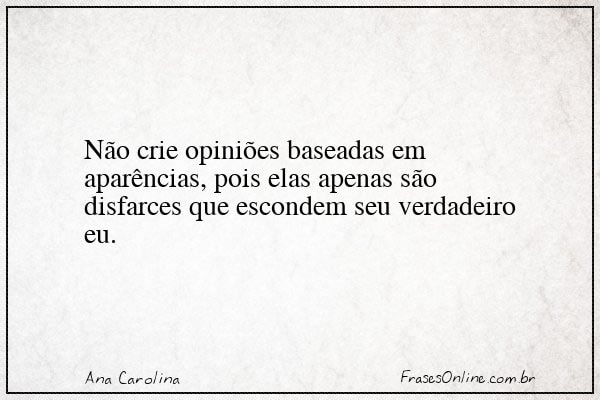 Frase de Ana Carolina