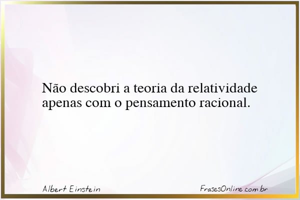 Frase de Albert Einstein