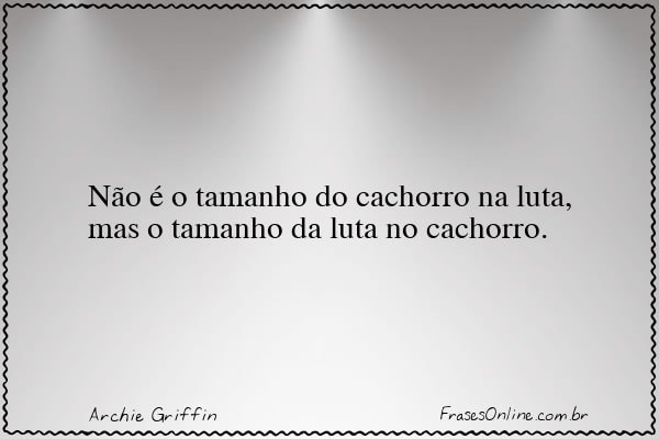 Frase de Archie Griffin