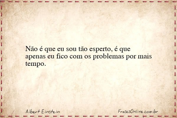 Frase de Albert Einstein