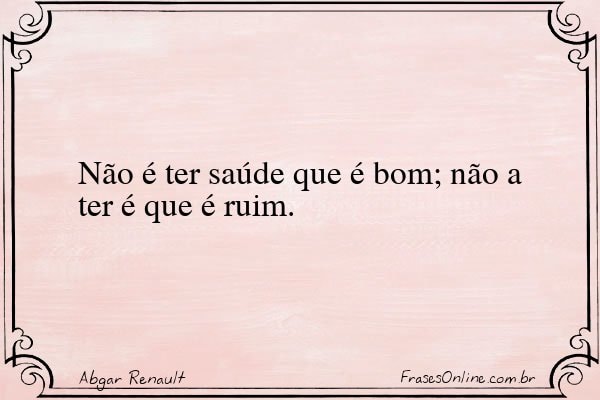 Frase de Abgar Renault