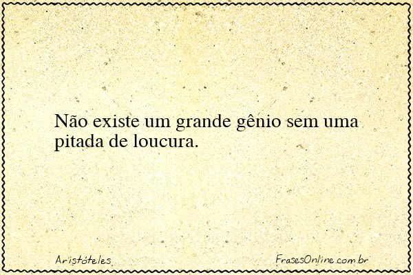 Frase de Aristóteles