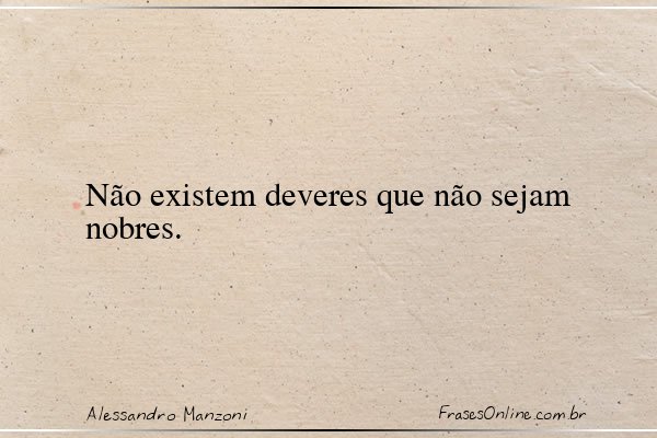 Frase de Alessandro Manzoni