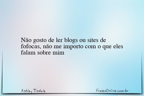 Frase de Ashley Tisdale
