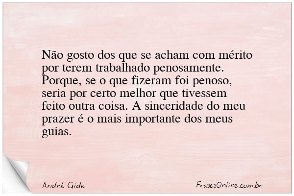 Frase de André Gide