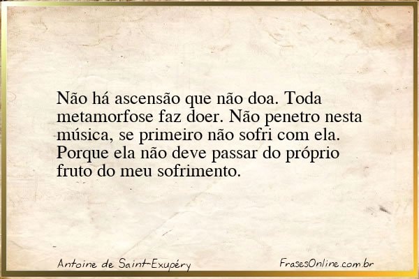 Frase de Antoine de Saint-Exupéry