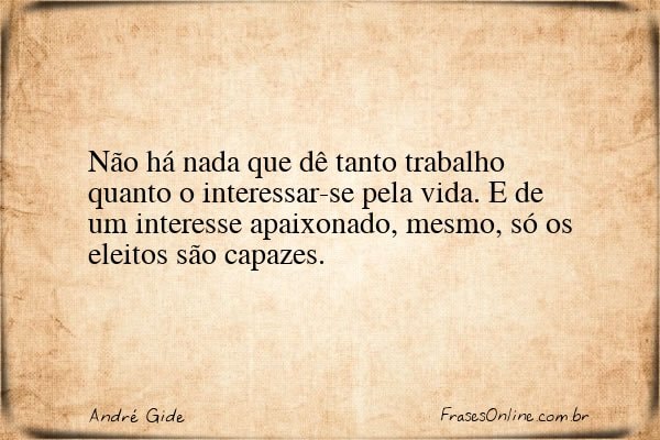 Frase de André Gide