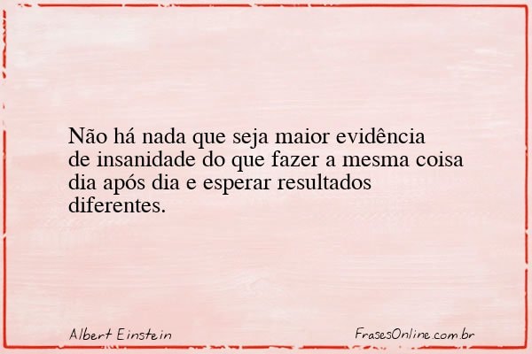 Frase de Albert Einstein