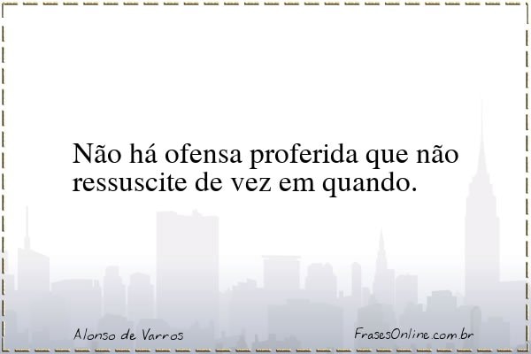 Frase de Alonso de Varros