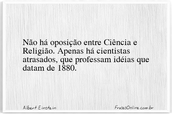 Frase de Albert Einstein