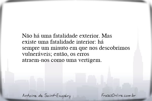 Frase de Antoine de Saint-Exupéry