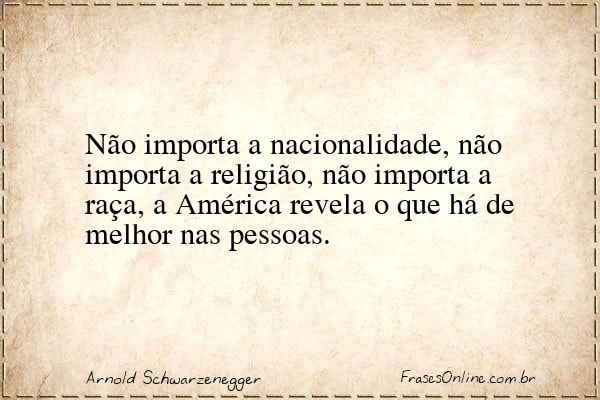 Frase de Arnold Schwarzenegger