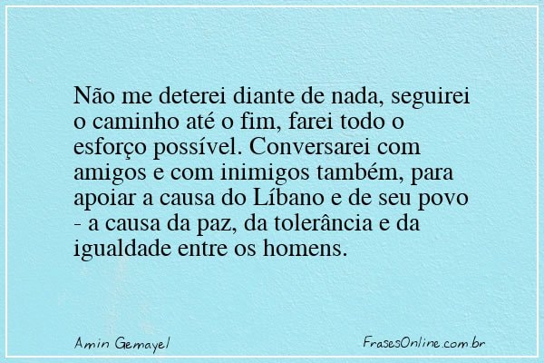 Frase de Amin Gemayel