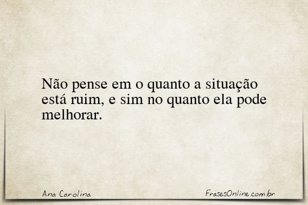 Frase de Ana Carolina
