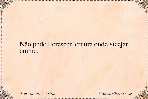 Frase de Antonio de Castillá