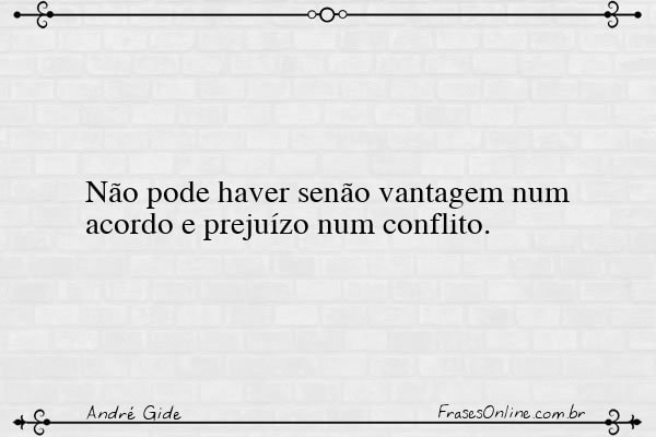 Frase de André Gide
