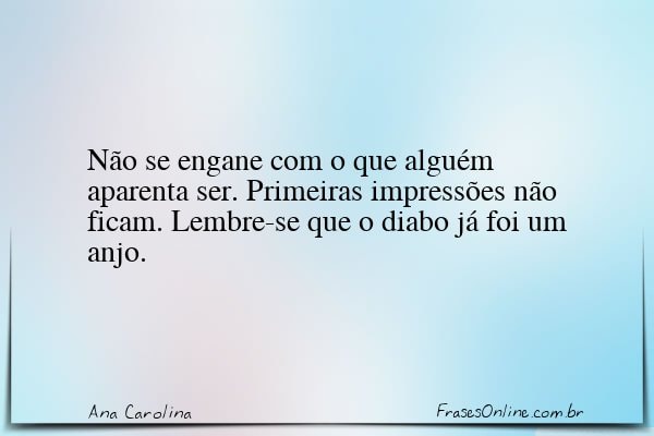 Frase de Ana Carolina