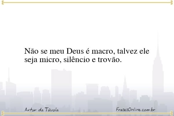 Frase de Artur da Távola