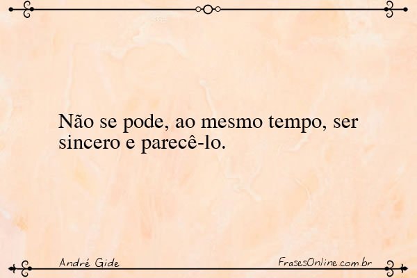 Frase de André Gide