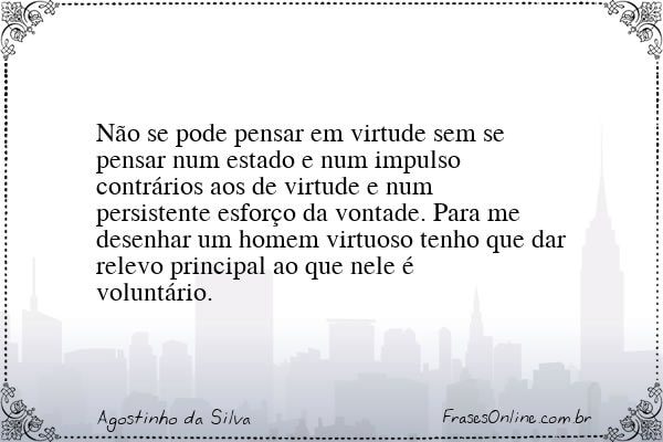 Frase de Agostinho da Silva