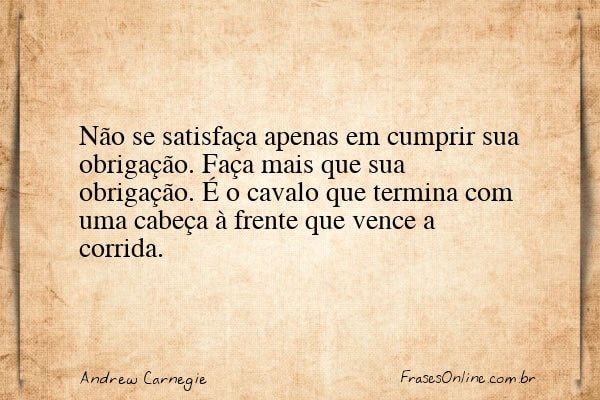Frase de Andrew Carnegie