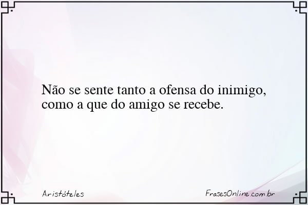 Frase de Aristóteles