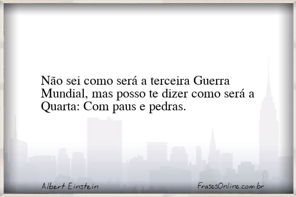 Frase de Albert Einstein