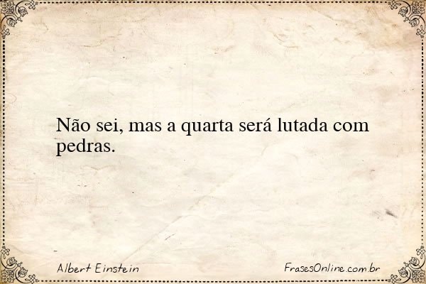 Frase de Albert Einstein