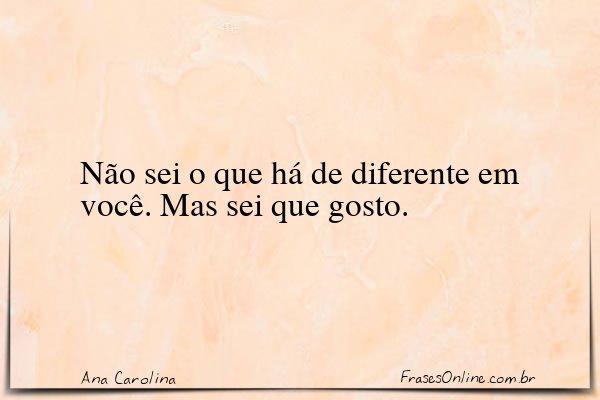 Frase de Ana Carolina