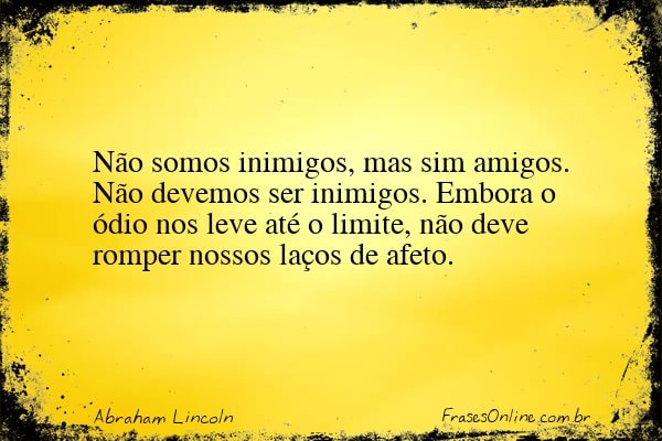 Frase de Abraham Lincoln