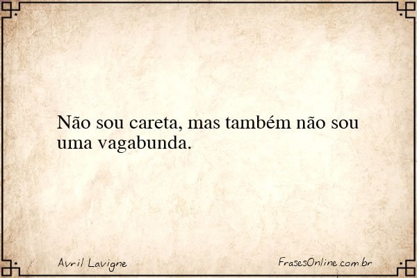 Frase de Avril Lavigne