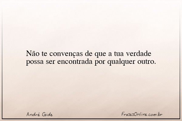 Frase de André Gide