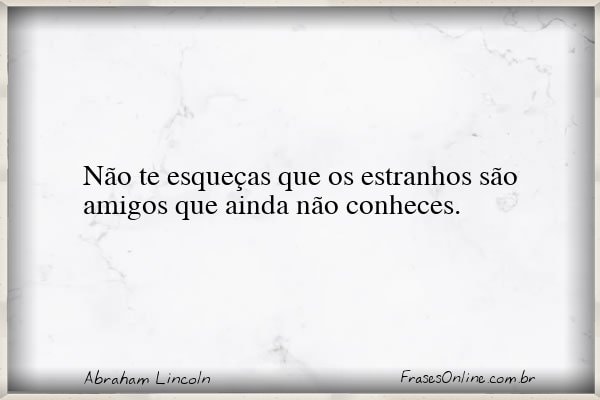 Frase de Abraham Lincoln
