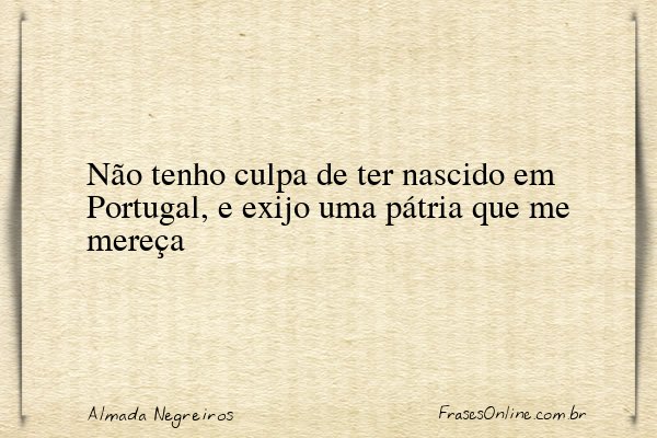 Frase de Almada Negreiros