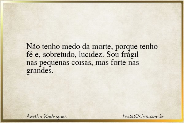 Frase de Amália Rodrigues