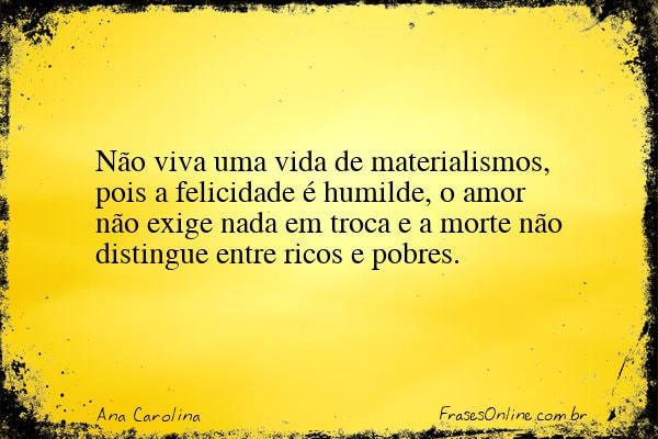 Frase de Ana Carolina