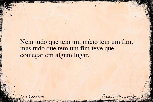 Frase de Ana Carolina