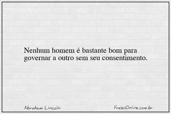 Frase de Abraham Lincoln