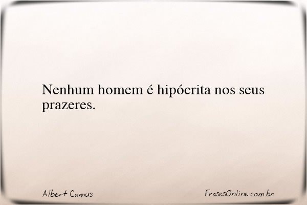 Frase de Albert Camus