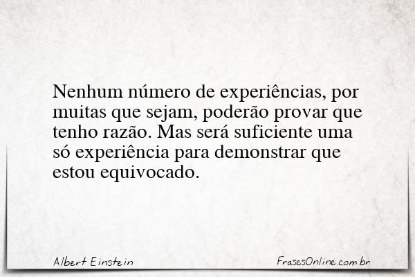 Frase de Albert Einstein