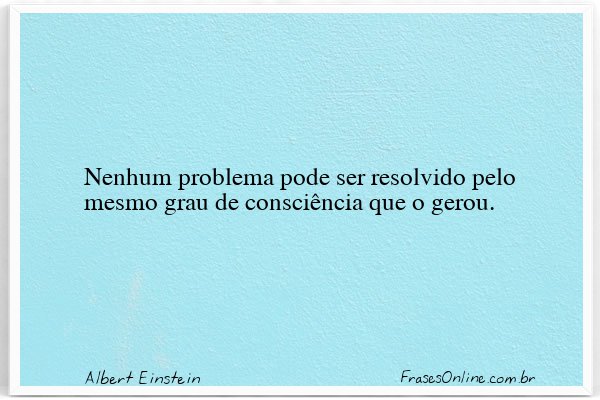 Frase de Albert Einstein
