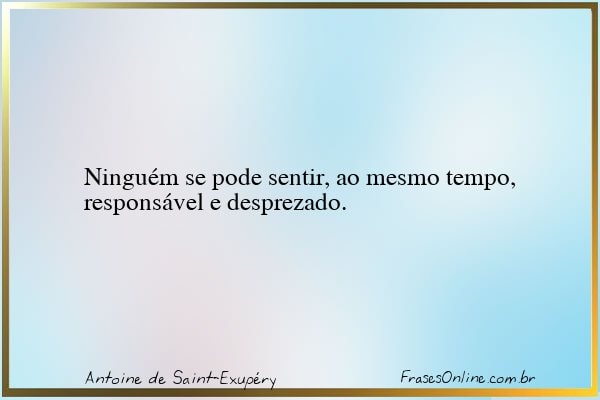 Frase de Antoine de Saint-Exupéry