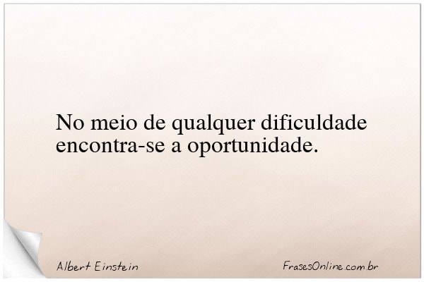 Frase de Albert Einstein