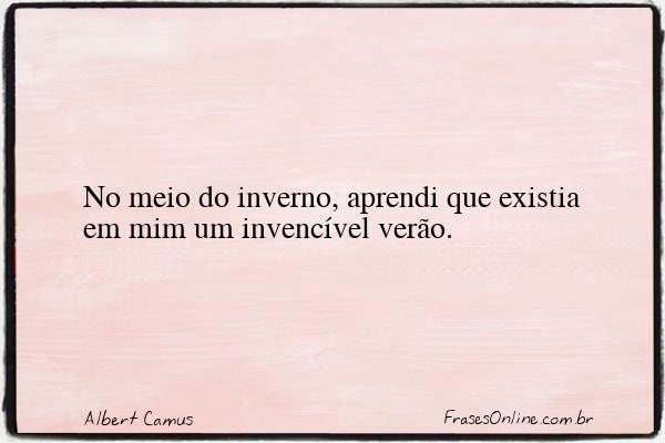 Frase de Albert Camus