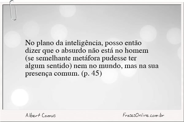 Frase de Albert Camus