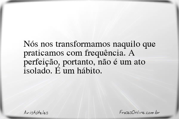 Frase de Aristóteles