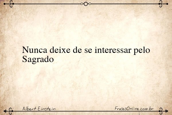 Frase de Albert Einstein